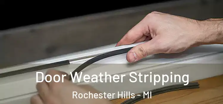 Door Weather Stripping Rochester Hills - MI